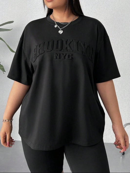BROOKLYN T-shirt || Zwart